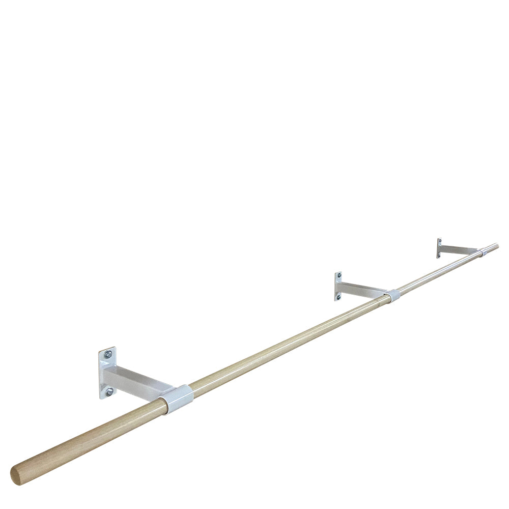 The Beam Store 10 Feet Wall Mounted Ballet Exercise Barre Made in USA